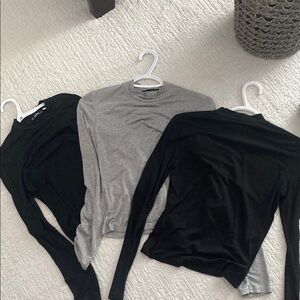 ⭐️Elegant Black and Gray Women's Turtleneck